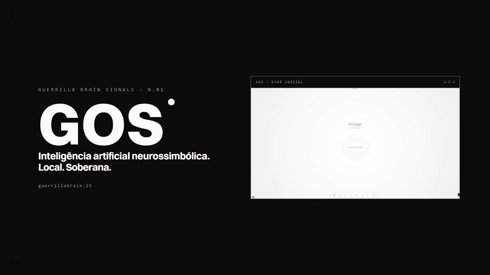 GOS, inteligência artificial neurossimbólica local e soberana